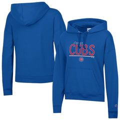 Chicago Cubs Champion Women's Vintage Powerblend Hoodie Discount
