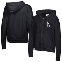 Los Angeles Dodgers Champion Women's Powerblend Fleece Full-Zip Hoodie Online