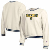 Milwaukee Brewers Champion Women's Reverse Weave Sweatshirt Outlet