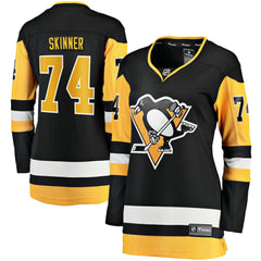 Stuart Skinner Pittsburgh Penguins Indiana Women's Home Breakaway Jersey - Black | NHL Clearance