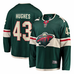 Quinn Hughes Minnesota Wild Fanatics Home Breakaway Jersey - Green | Fanatics discount