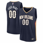 Fanatics New Orleans Pelicans Fastbreak Custom Jersey Icon Edition Navy