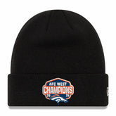 Denver Broncos New Era 2025 AFC West Division Champions Cuffed Knit Hat - Black - NFL
