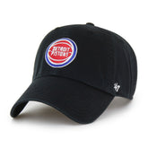 47 brand Detroit Pistons '47 Clean Up Adjustable Hat Black
