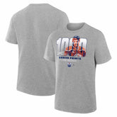 Leon Draisaitl Edmonton Oilers 1000 Career Points Legacy T-Shirt - Gray | NHL near me