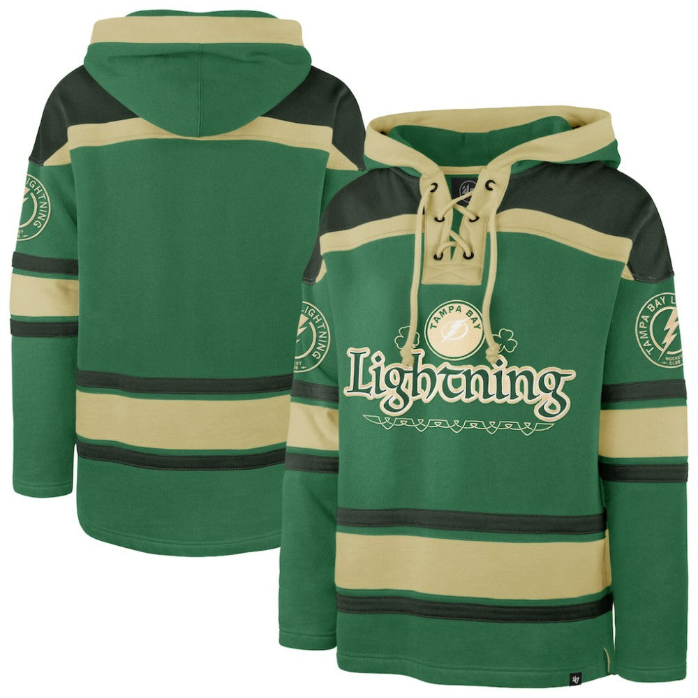 Tampa Bay Lightning '47 McLucky Superior Lacer Hoodie - Kelly Green | 47 brand Clearance