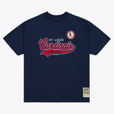 St. Louis Cardinals Mitchell & Ness Script Sweep Arch T-Shirt Online
