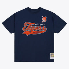 Detroit Tigers Mitchell & Ness Script Sweep Arch T-Shirt Sale