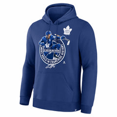Auston Matthews Toronto Maple Leafs Most Goals in Franchise History Hoodie - Blue | NHL online