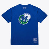 Mitchell & Ness Dallas Mavericks Unisex Hardwood Classics Arch T-Shirt Royal