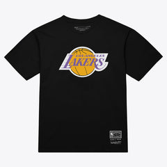 Mitchell & Ness Los Angeles Lakers Unisex Hardwood Classics Arch T-Shirt Black