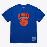 Mitchell & Ness New York Knicks Unisex Hardwood Classics Arch T-Shirt Royal