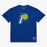 Mitchell & Ness Indiana Pacers Unisex Hardwood Classics Arch T-Shirt Royal