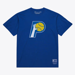 Mitchell & Ness Indiana Pacers Unisex Hardwood Classics Arch T-Shirt Royal