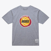 Mitchell & Ness Houston Rockets Unisex Hardwood Classics Arch T-Shirt Heather Gray