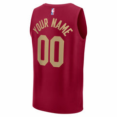 Fanatics Cleveland Cavaliers Youth Fastbreak Custom Jersey Icon Editi- Red