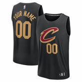 Fanatics Cleveland Cavaliers Fastbreak Custom Jersey Statement Editi- Black