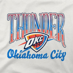 Oklahoma City Thunder Stadium Essentials Unisex Sky High Fleece Sweatshirt Oatmeal