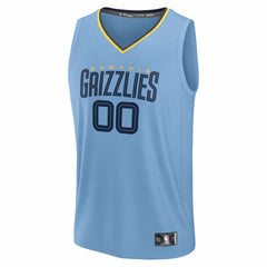 Fanatics Memphis Grizzlies Youth Fastbreak Custom Jersey Statement Edition Light Blue