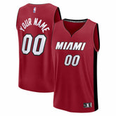 Fanatics Miami Heat Fastbreak Custom Jersey Statement Edition Red
