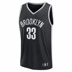 Fanatics Nic Claxton Brooklyn Nets Fast Break Replica Jersey Black Icon Edition