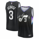 Fanatics Keyonte George Utah Jazz Fast Break Replica Jersey Statement Edition Black