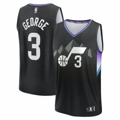 Fanatics Keyonte George Utah Jazz Fast Break Replica Jersey Statement Edition Black