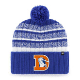 Denver Broncos '47 Tavern Cuffed Knit Hat with Pom - Royal - 47 brand