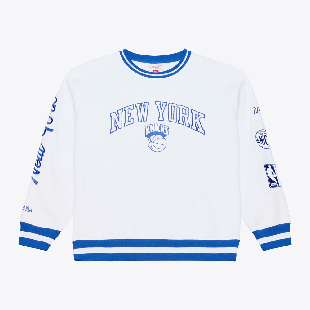 Mitchell & Ness New York Knicks Arctic Fleece Sweatshirt White
