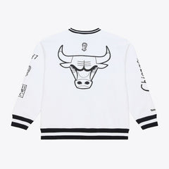 Mitchell & Ness Chicago Bulls Hardwood Classics Arctic Fleece Sweatshirt White