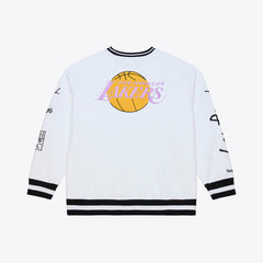 Mitchell & Ness Los Angeles Lakers Arctic Fleece Sweatshirt White