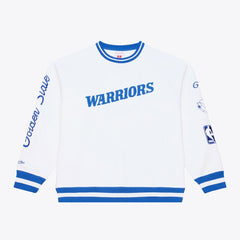 Mitchell & Ness Golden State Warriors Arctic Fleece Sweatshirt White
