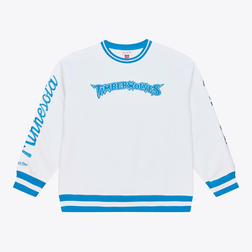Mitchell & Ness Minnesota Timberwolves Arctic Fleece Sweatshirt White