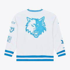 Mitchell & Ness Minnesota Timberwolves Arctic Fleece Sweatshirt White