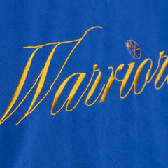 Mitchell & Ness Golden State Warriors Women's Hardwood Classics Script Lightweight Sweatshirt Royal