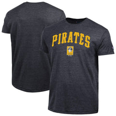 Pittsburgh Pirates Champion Cooperstown Wordmark Lockup Tri-Blend T-Shirt Outlet