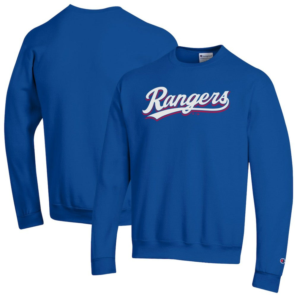 Texas Rangers Champion Powerblend Wordmark Sweatshirt Near Me