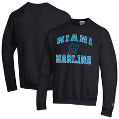Miami Marlins Champion Heart & Soul Powerblend Sweatshirt Outlet