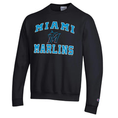 Miami Marlins Champion Heart & Soul Powerblend Sweatshirt Outlet