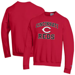 Cincinnati Reds Champion Heart & Soul Powerblend Sweatshirt Discount