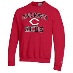 Cincinnati Reds Champion Heart & Soul Powerblend Sweatshirt Discount