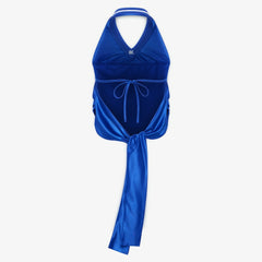 Golden State Warriors Off Season x NBA Women's Halter Top Royal