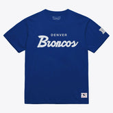 Denver Broncos Head Coach Classic T-Shirt - Royal - Mitchell & Ness