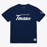 Houston Texans Head Coach Classic T-Shirt - Navy - Mitchell & Ness