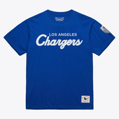 Los Angeles Chargers Head Coach Classic T-Shirt - Royal - Mitchell & Ness