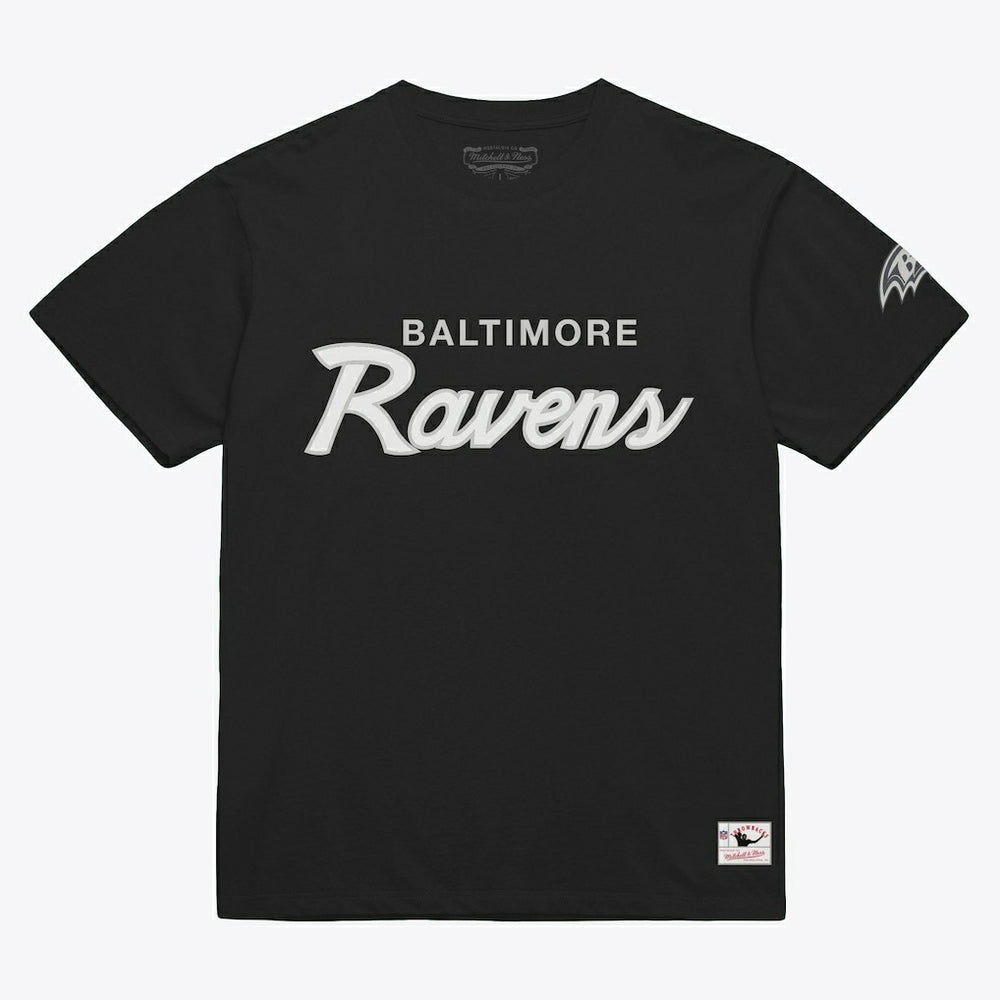Baltimore Ravens Head Coach Classic T-Shirt - Black - Mitchell & Ness