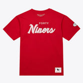 San Francisco 49ers Head Coach Classic T-Shirt - Scarlet - Mitchell & Ness