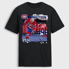Lane Hutson Montreal Canadiens Fresh Ice T-Shirt - Black | NHL discount