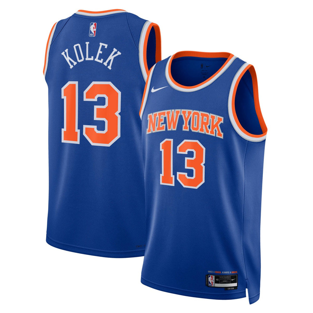Nike Tyler Kolek New York Knicks Unisex Swingman Jersey Icon Edition Blue