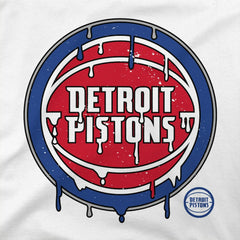 Detroit Pistons Stadium Essentials Women's Ice Cream Cropped Hoodie White